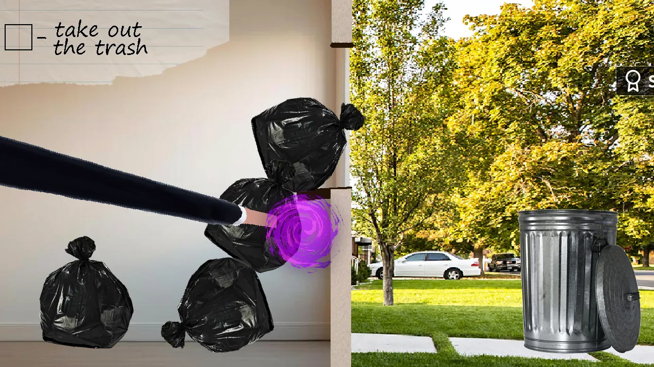 Screenshot of John Portalhands' Chorelist